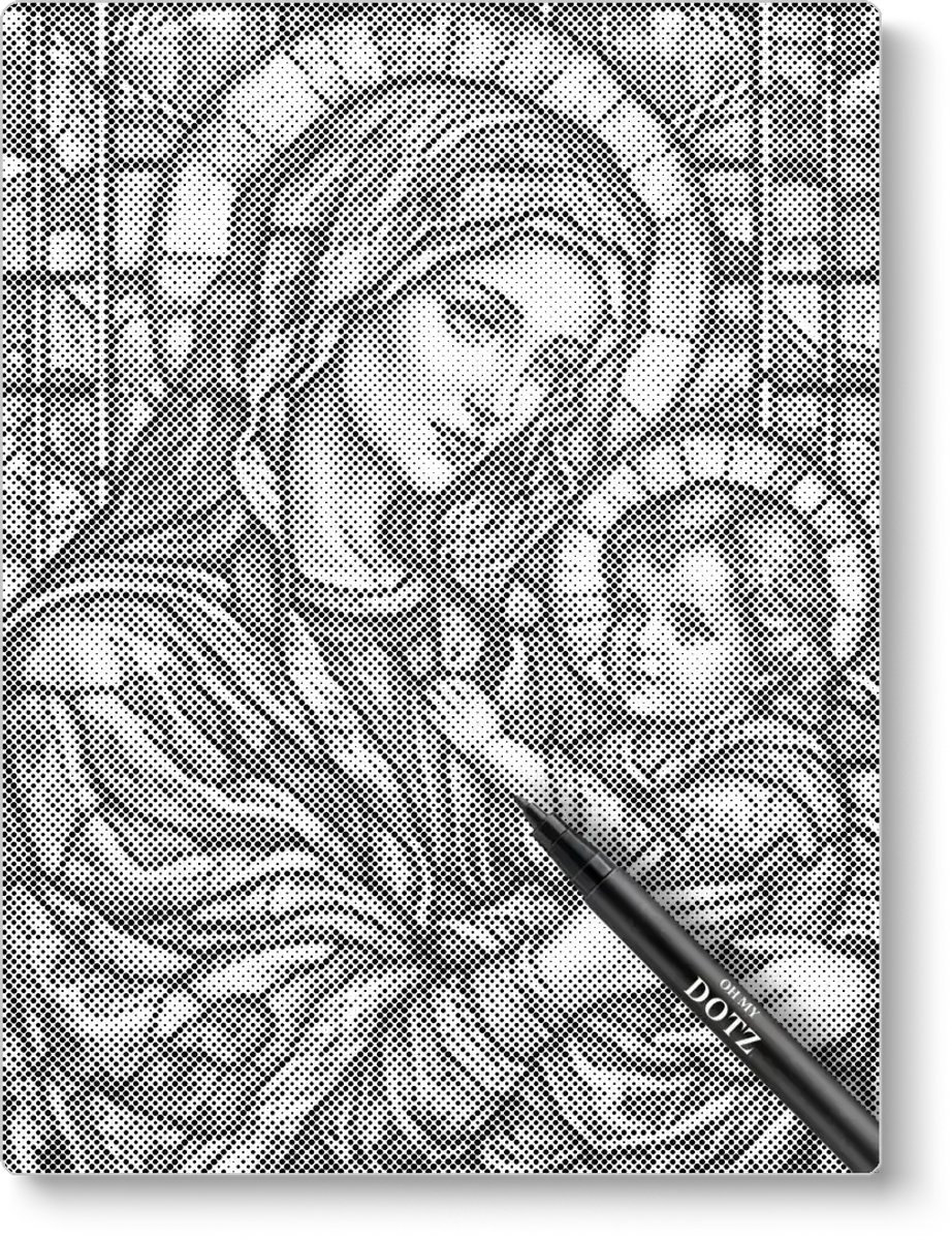 Maria | Dot painting | 40x50cm | Dot painting | Oh My Dotz | Dots stippen | Diamond painting & Schilderen op nummer alternatief | Happy hobby
