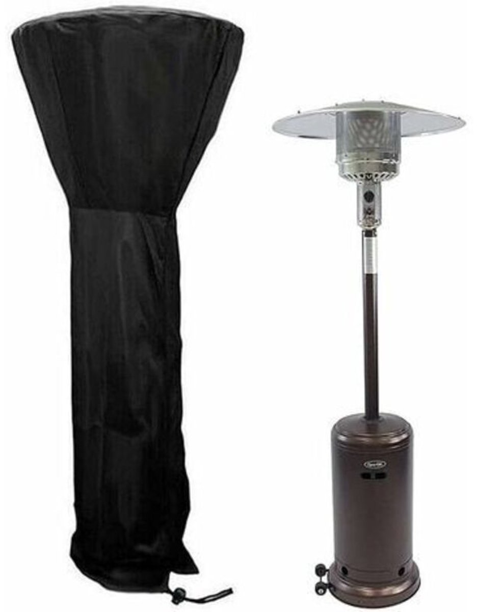 Terraskachelhoes, waterdichte hoes geschikt voor buitenkachel, beschermhoes geschikt voor terraskachel, 226 x 85 x 48 cm