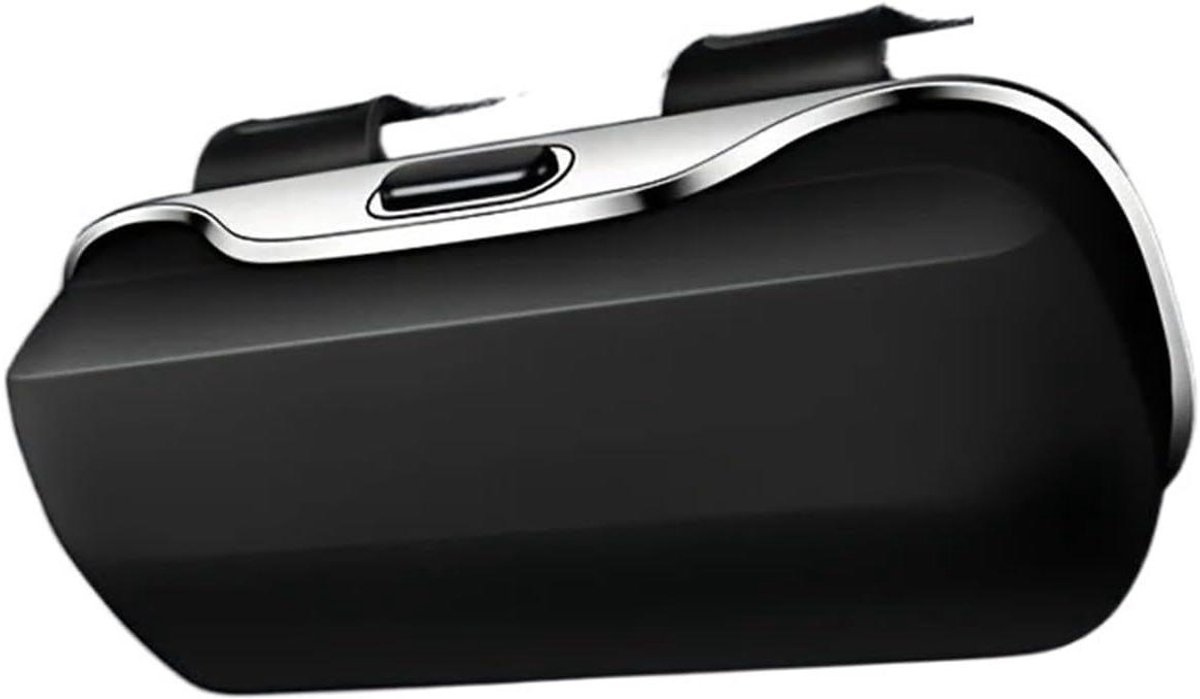 Auto Brillenhouder - Zonnebrillenbox Auto - Veilig Opbergen Auto - Krasbestendige Bescherming - 18.5 cm - Zwart