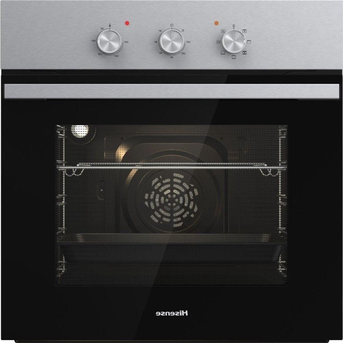 Inbouwoven Elektrisch - Inbouw Ovens - Koken en Bakken - Geventileerde Kookmethode - 73 Liter - Zwart