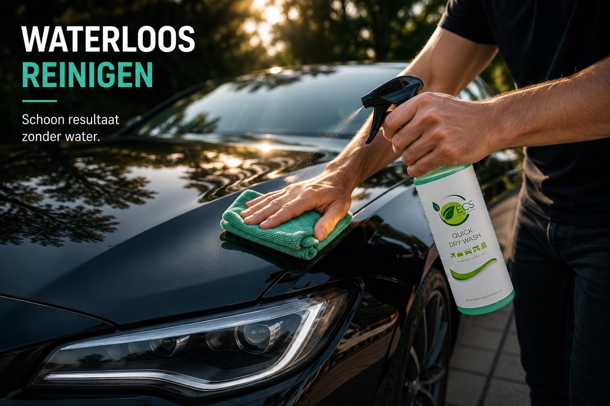 ECS Quick Dry Wash – Waterloze Autowas – Reinigt, Beschermt & Polijst in Één Stap – Nano Wax met Hoogglans Effect – 500ml – foto 7