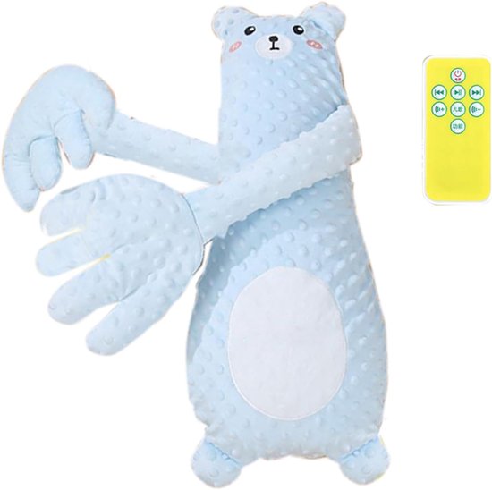 Knuffel Klopper - Slaap Hulpmiddel - Kalmeren Baby - Moederlijke Aanraking Simulatie - N.v.t. - Blauw — afbeelding 5
