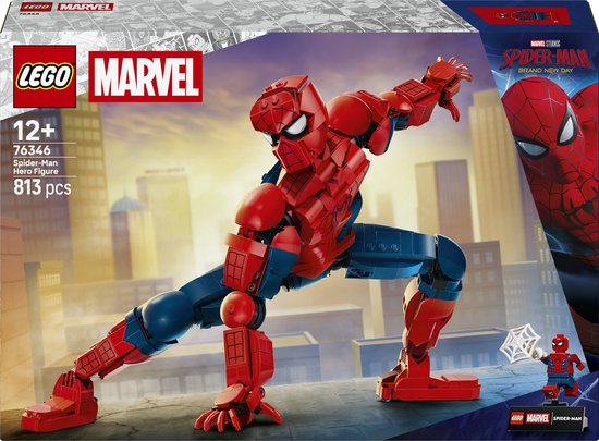 LEGO ǀ Marvel Spider-Man Heldenfiguur Bouwpakket voor Kinderen met Actiefiguur 76346
