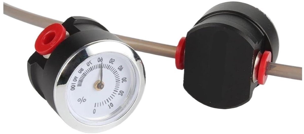 Filament Droogbox - 3D Printer Accessoire - Consumables Drogen - Geïntegreerde Hygrometer - 2m PTFE Buis - Wit