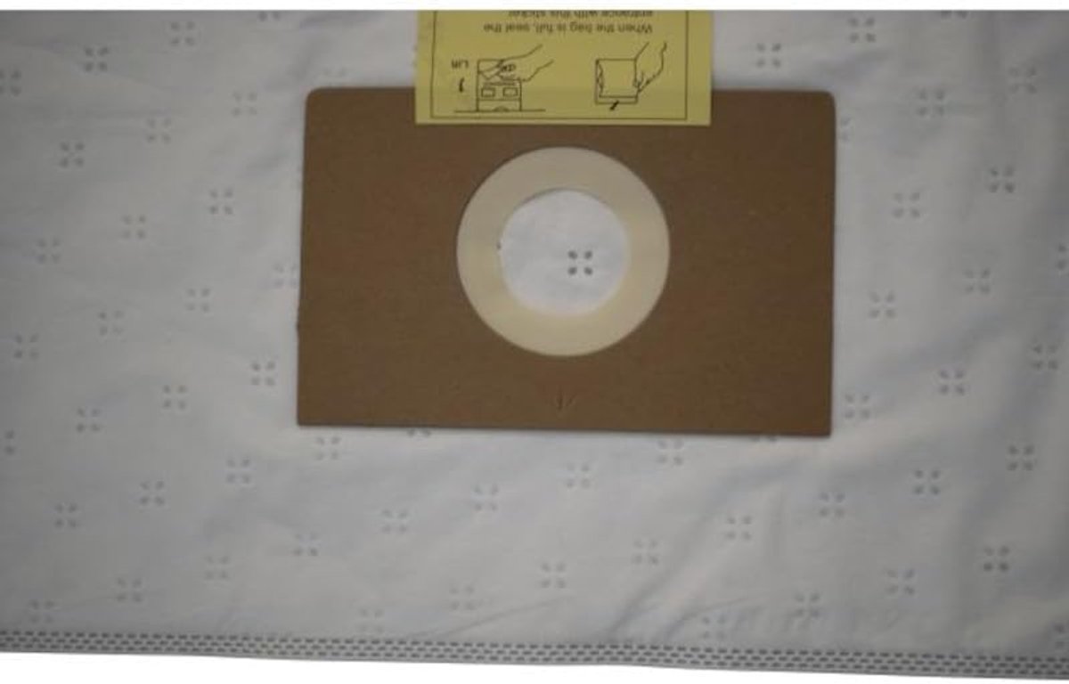 Stofzuigerzakken - Vlieszakken - Stofzuigen - Vijfvoudige filtratie - 10 stuks - Wit