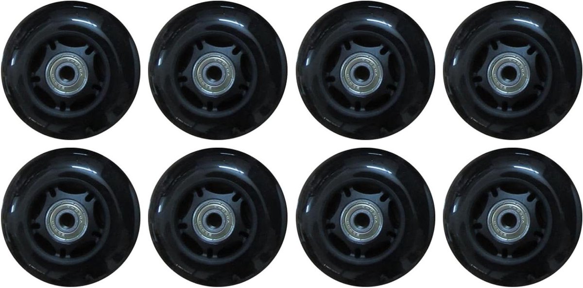 Skeeler Wielen Vervangende Wielen Soepel Rijden Hoge Elasticiteit 8 Stuks 60mm
