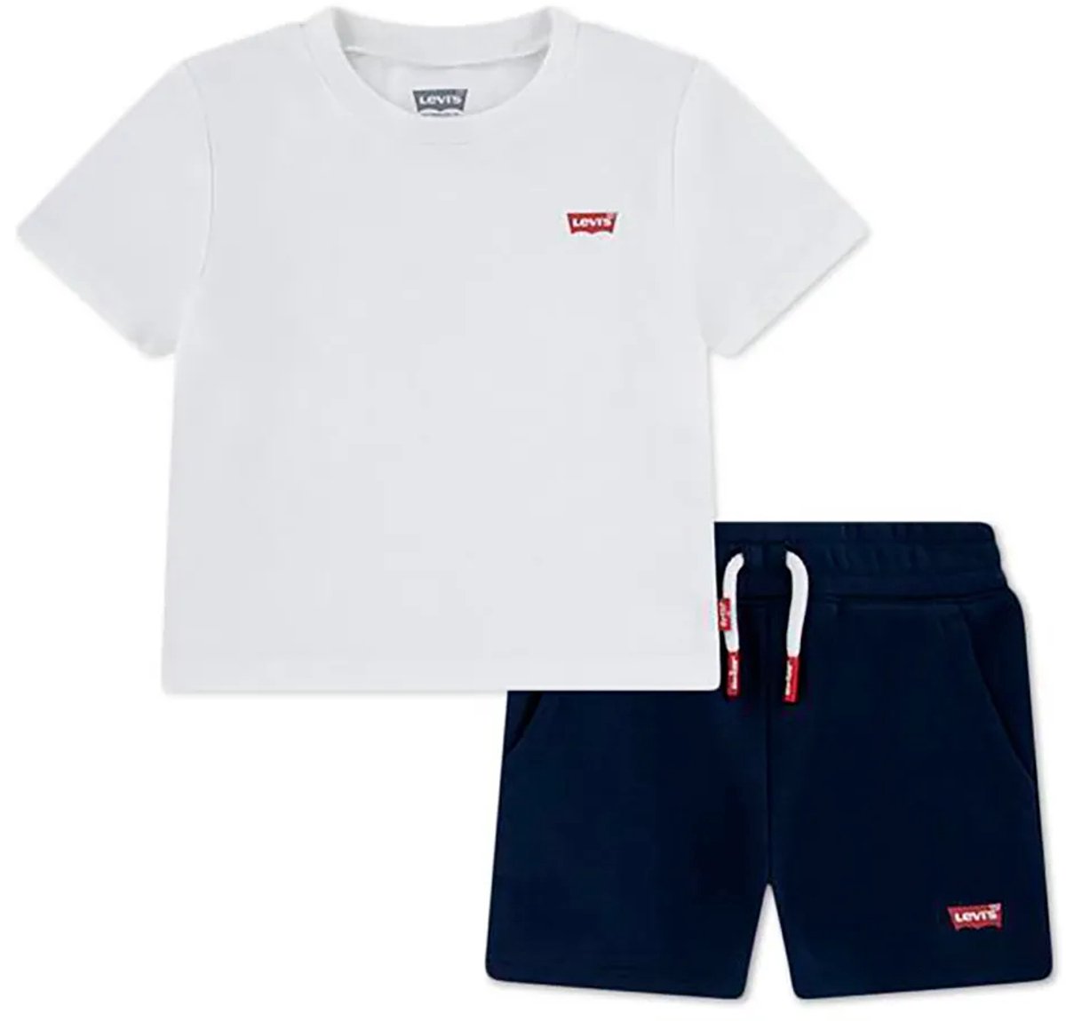 Levi´s ® Kids 6ek813 Set 3 Years Jongen Wit