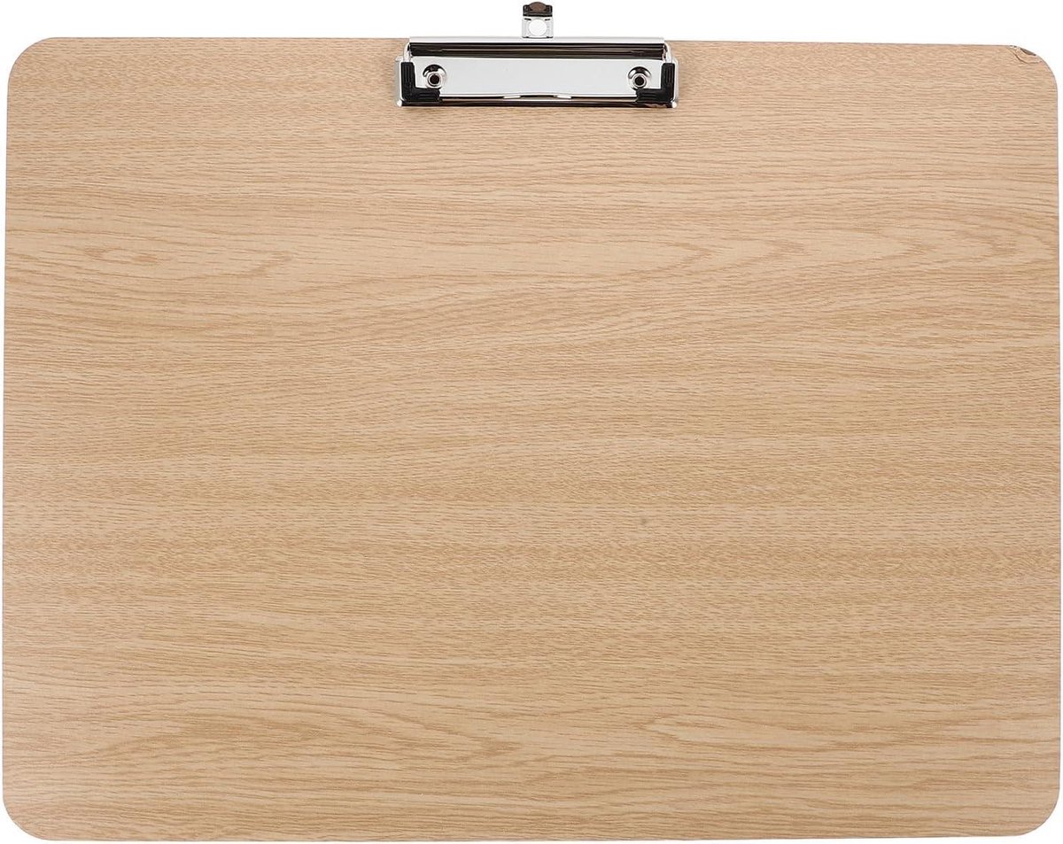 Houten Tekentablet - Klembord Schetsen - Outdoor Schetsen - Stevige Houten Constructie - 45 x 34.5 cm - Beige