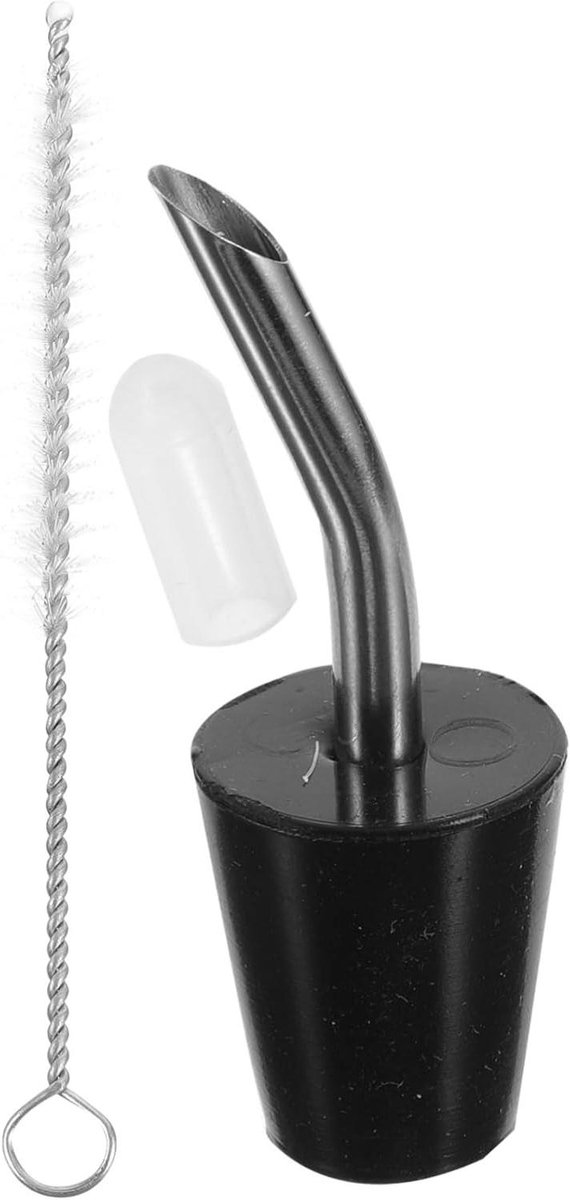 Waterkoker Tuit Verlenger - Koffiepot Tuit Ketel Mondstuk - Water Gieten - Roestvrij Staal - 5.5x2x2 cm - Zilverkleurig
