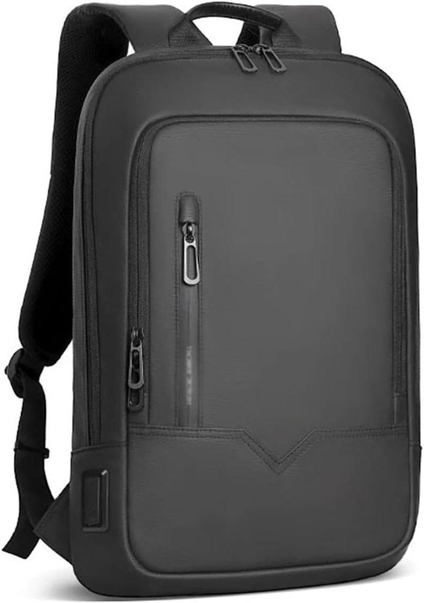 Laptoptas Rugzak - Werk Tas - Zakelijk Reizen - Waterdicht Ontwerp - 14 inch - Zwart