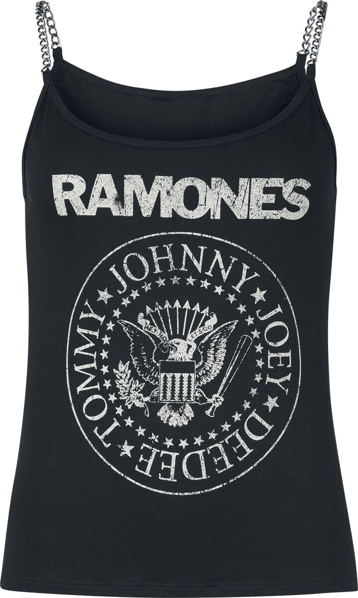 Ramones Crest Dames Top - zwart - L