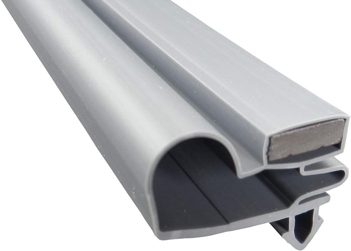 Magneetafdichting profiel - Koelkaststrip - Deur afdichten - Zelfmontage - 2000mm - Donkergrijs