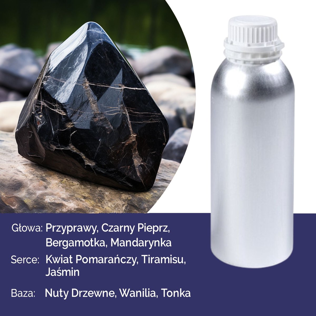 500 ml (Pure) FO - Obsidian & Dark Coffee