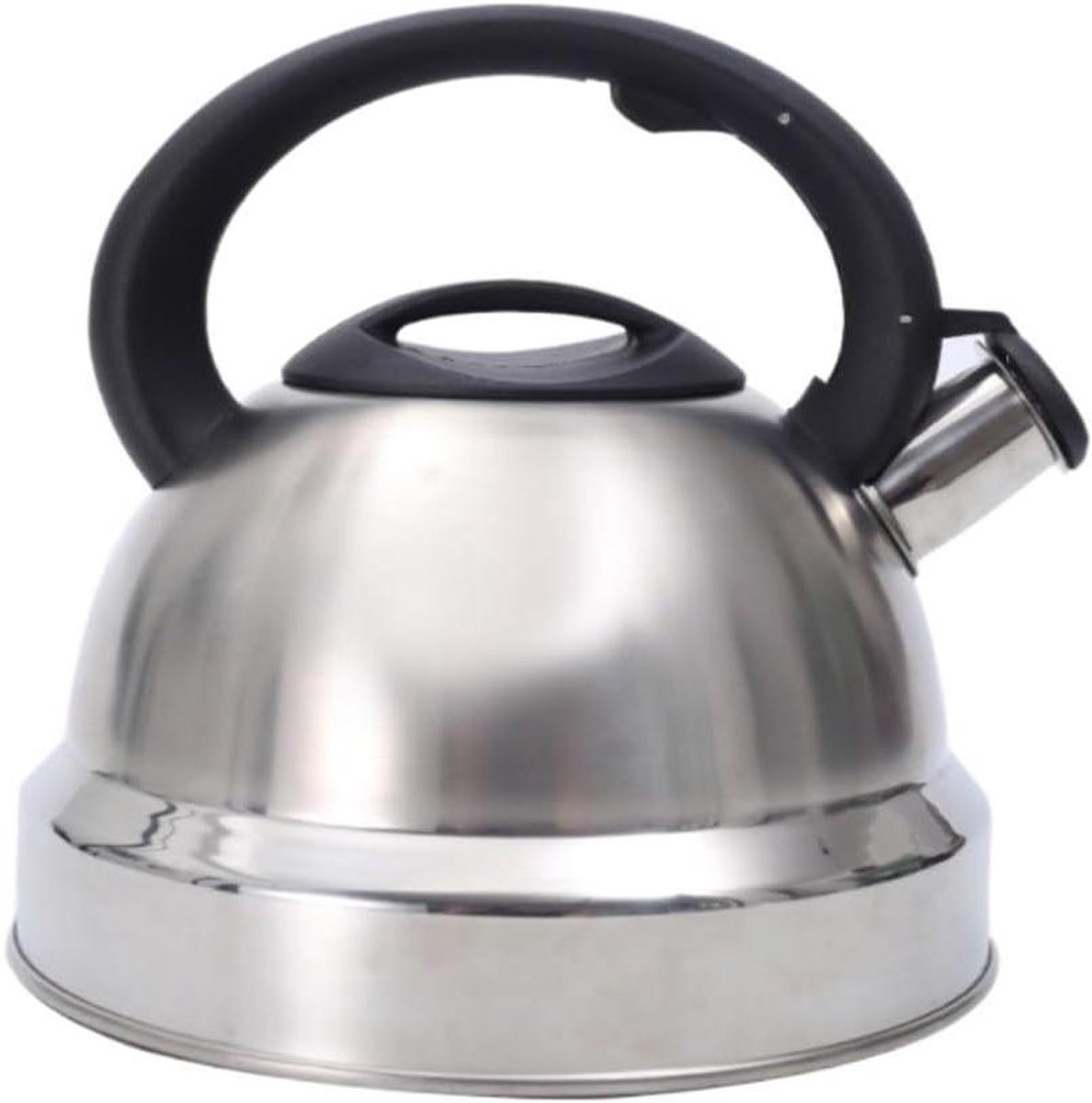 Fluitketel Roestvrijstaal - Waterkoker Theepot - Water Koken - Luid Fluitend Geluid - 3 Liter Capaciteit - Zilver