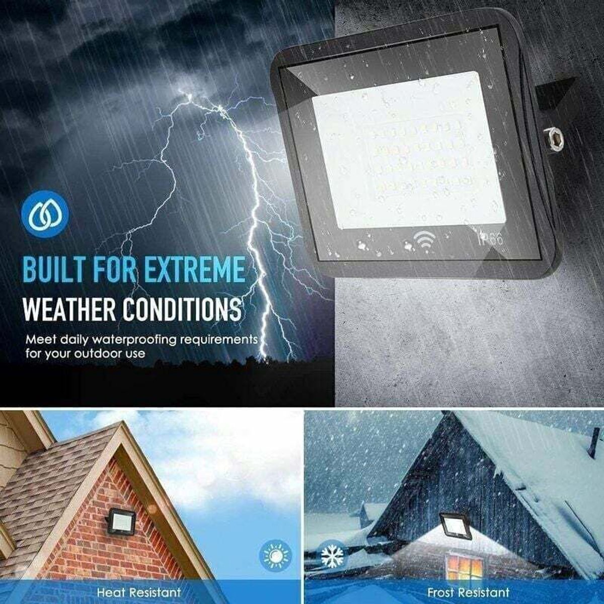 20W LED-buitenverlichting - 1700lm 6000K koel wit licht IP66 - Waterdicht en energiebesparend - Tuin-/ingangsverlichting - geschikt voor particulieren en aannemers