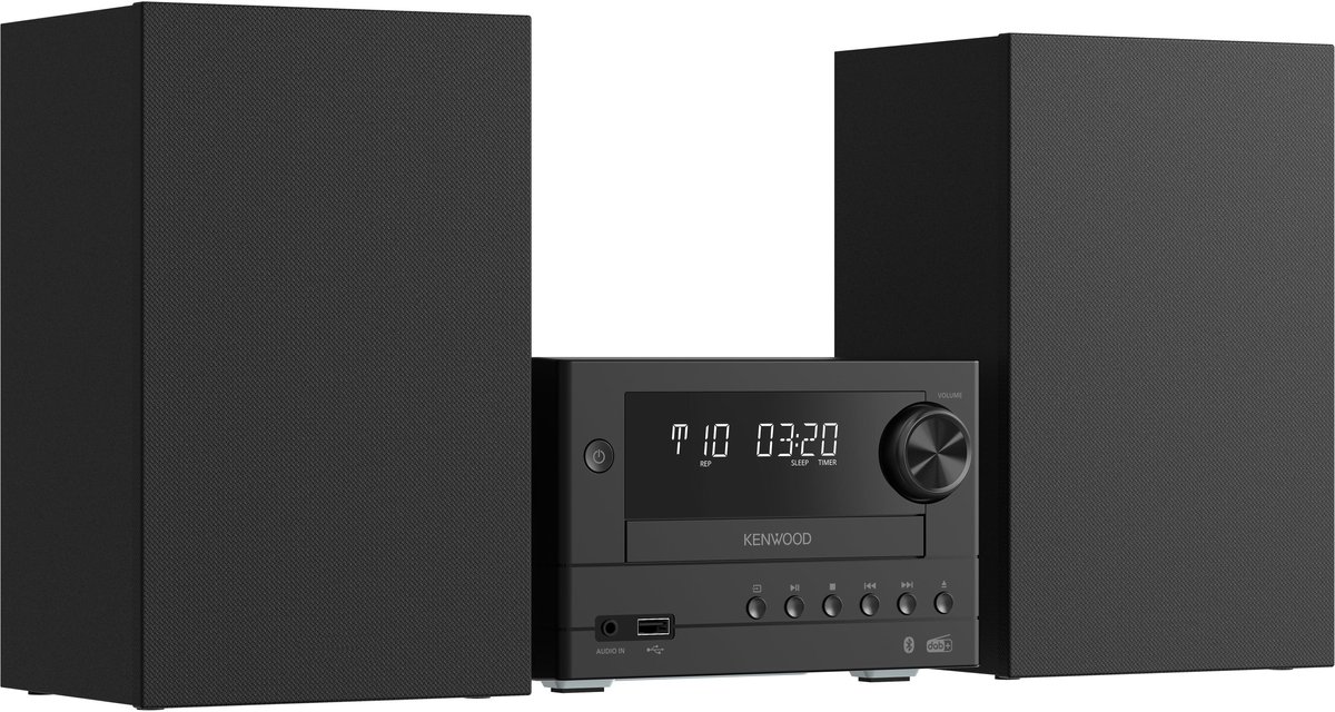 Kenwood M-450DAB - Micro DAB+ Hifi-systeem - Zwart