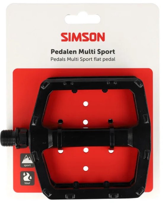 Multifunctionele sportpedalen met reflectoren voor SUV-fiets, fatbike en ATB – Simson