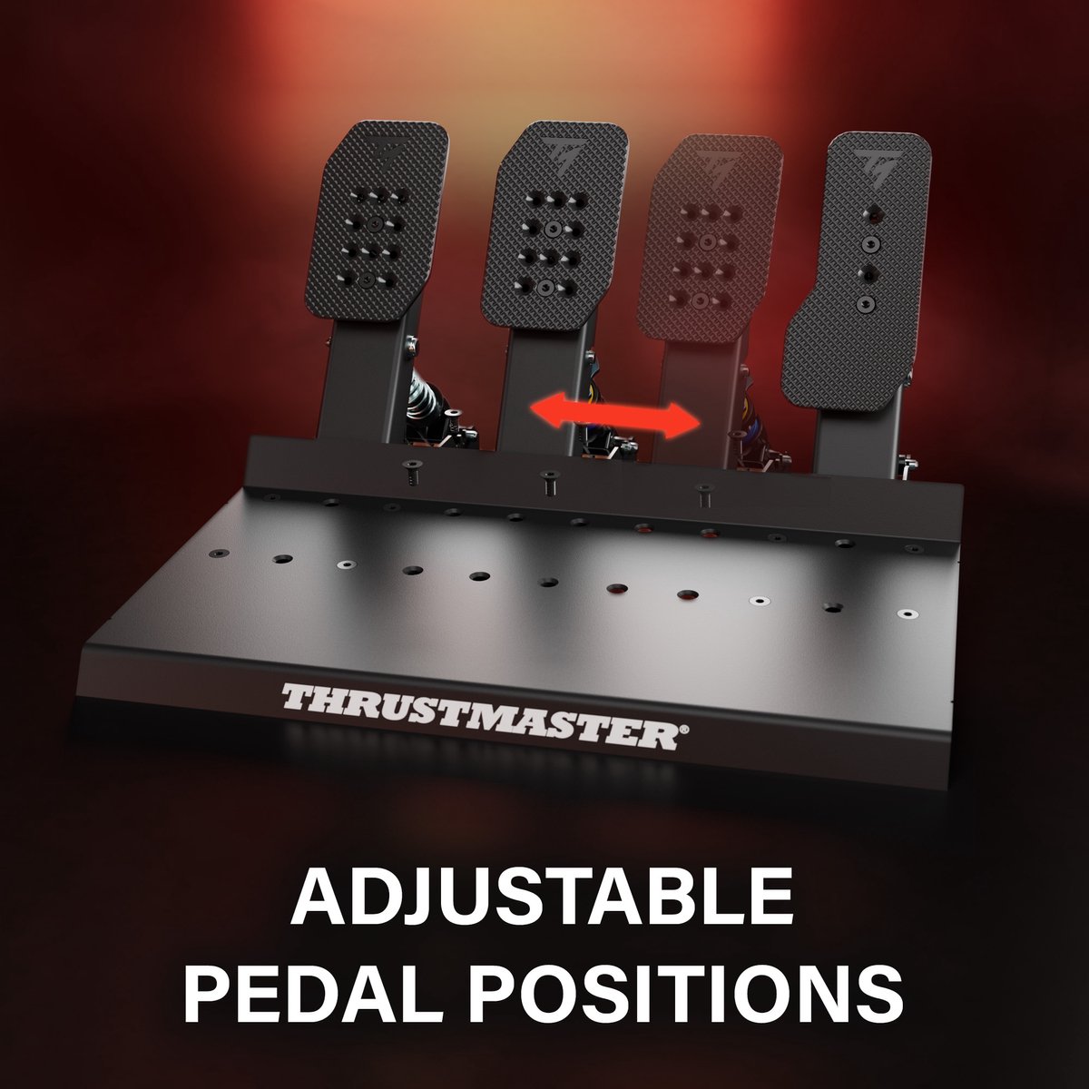 Thrustmaster Raceline Pedals III LC - Simracing-Pedaalset met 3 Pedalen - Load Cell-Sensor (100 kg) - PS5, PS4, Xbox Series X|S, Xbox One, PC – foto 2