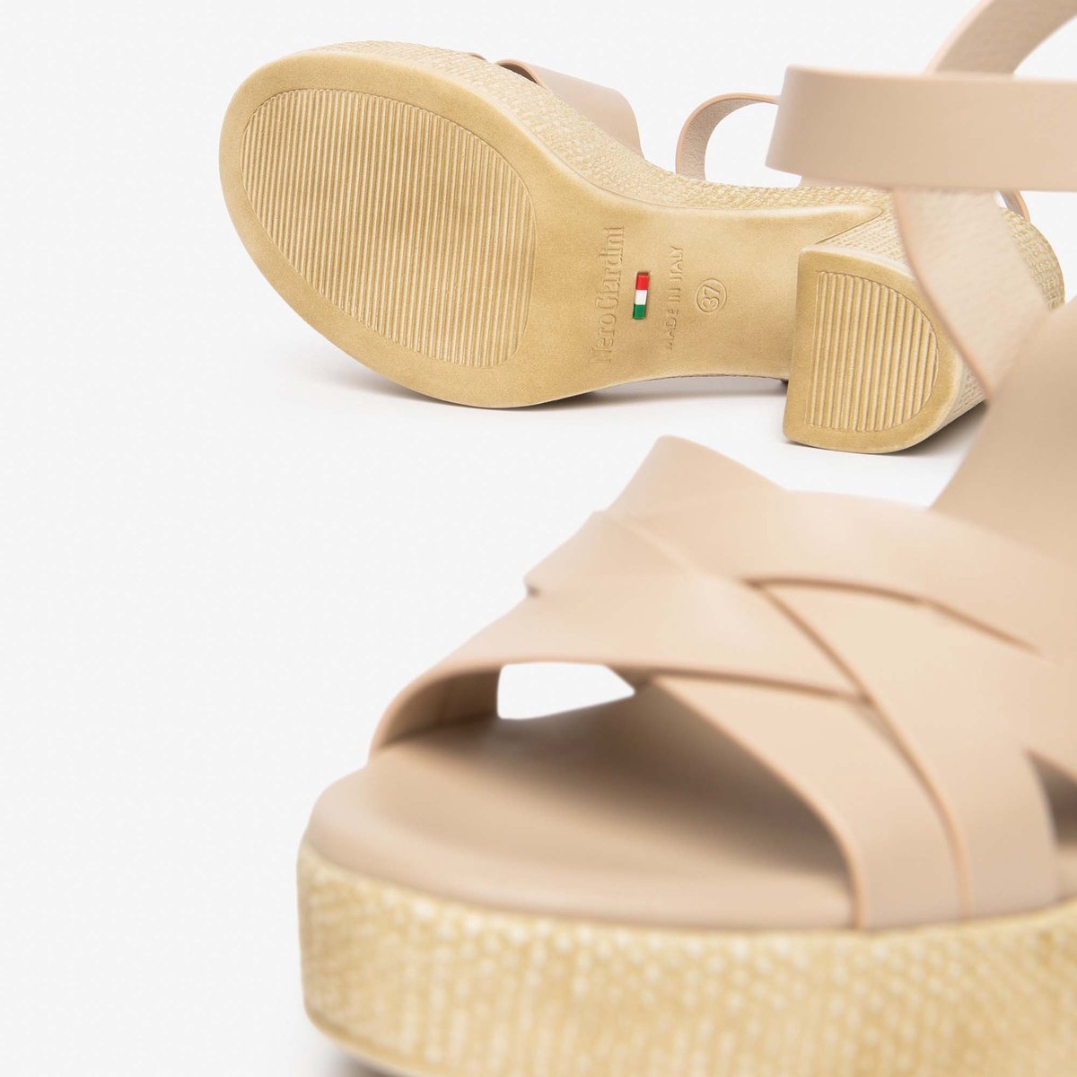 Sandalen Nerogiardini Tamigi Pu.Monod.Meda Beige - Fashion Wear - Vrouwen