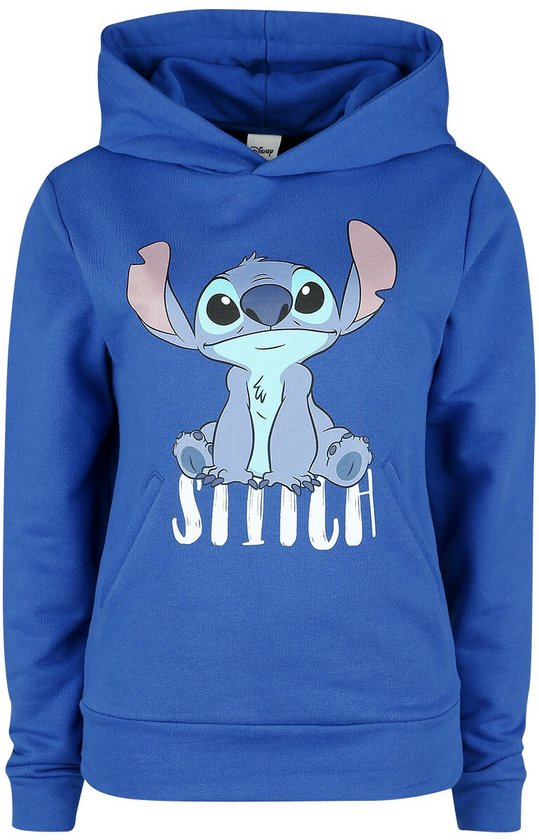 Lilo & Stitch Stitch - Sit Dames Trui met capuchon - blauw - L