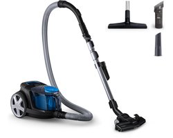 Philips Stofzuiger zonder Zak FC9331/09 - Alle Vloertypen - Sterke Zuigkracht - Met H13 Allergiefilter - Met Extra Mondstuk - Blauw