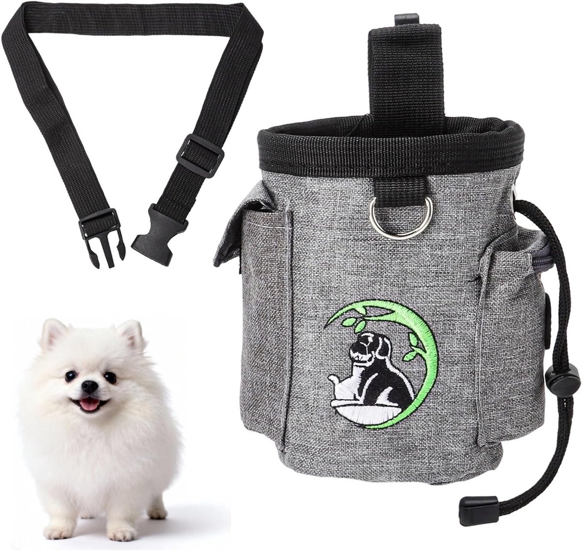Hondenvoerzak voor training en wandelen, snackzak voor honden, ideaal voor traktaties en onderweg
