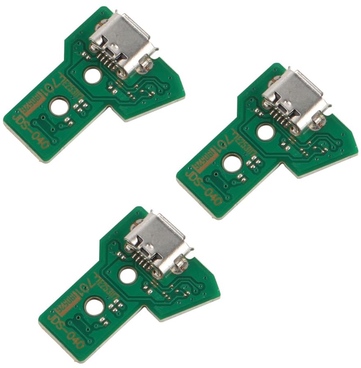 Allecto - Oplaadpoort Vervangingsbord - Set van 3 - Ademend Lichtfunctie - Geschikt voor Gamepad - Handige Accessoires - Voor een optimale spelerva...