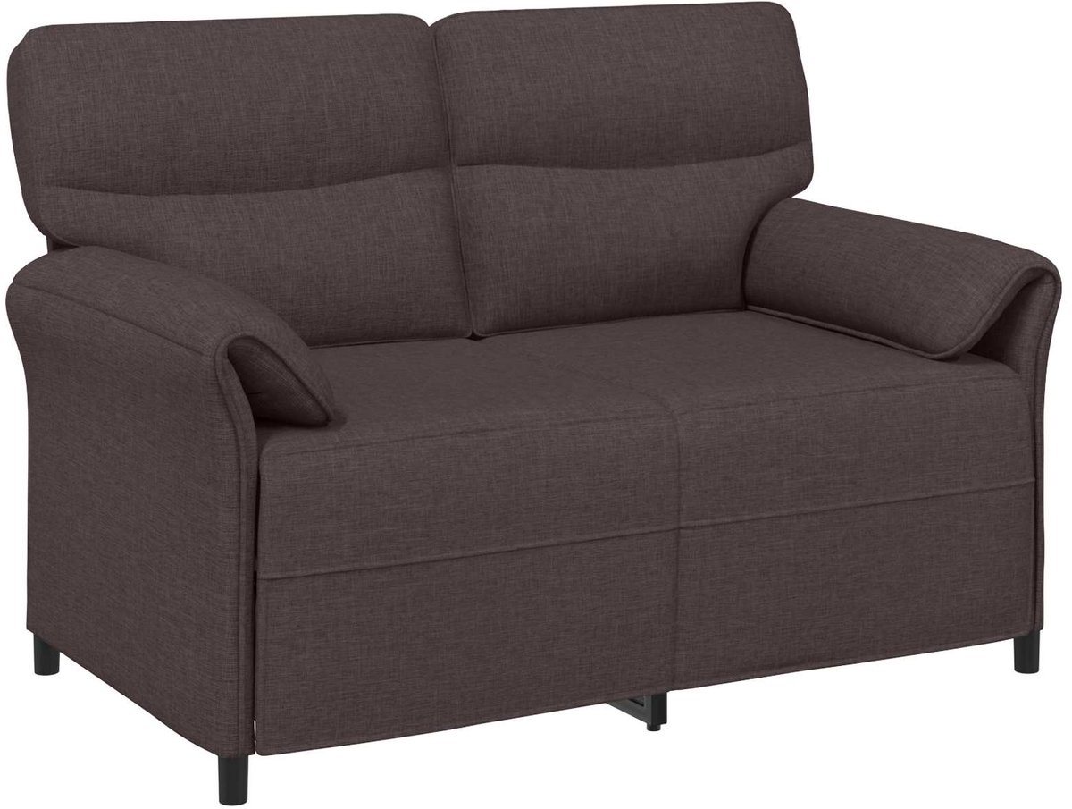 vidaXL - Bank - 100% - polyester - metalen - frame - MDF, - Multiplex