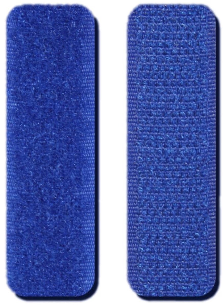 Wambere Zelfklevende Velcro Strips - Pack van 20 - 2x7 cm - Extra Sterk voor DIY Projecten