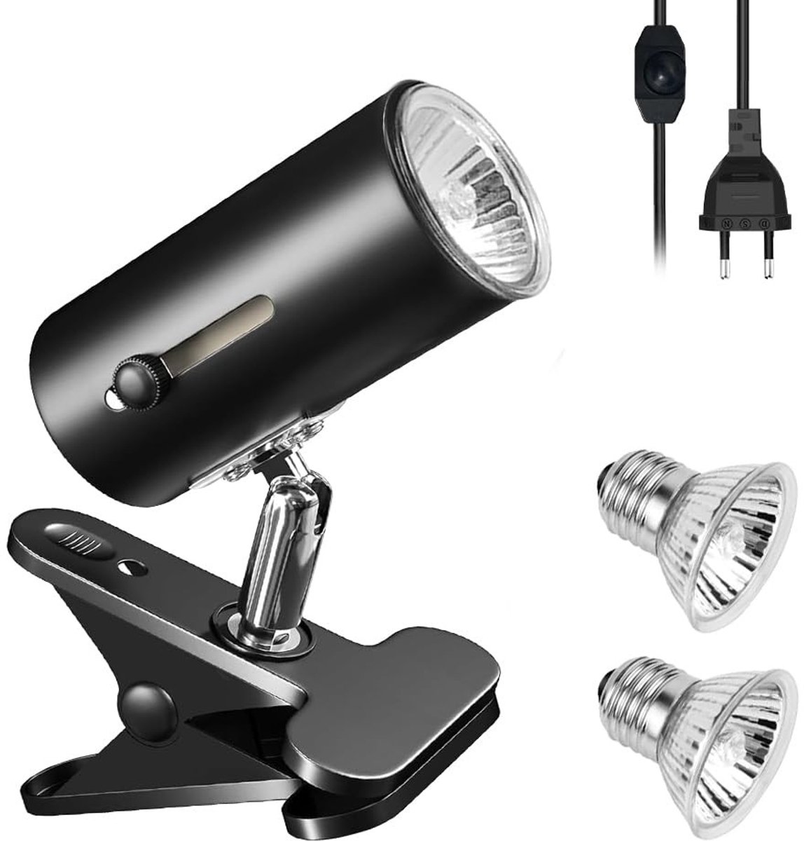 Reptiles Heat Lamp 50W - UV E27 Terrarium Lamp voor Reptielen en Amfibieën