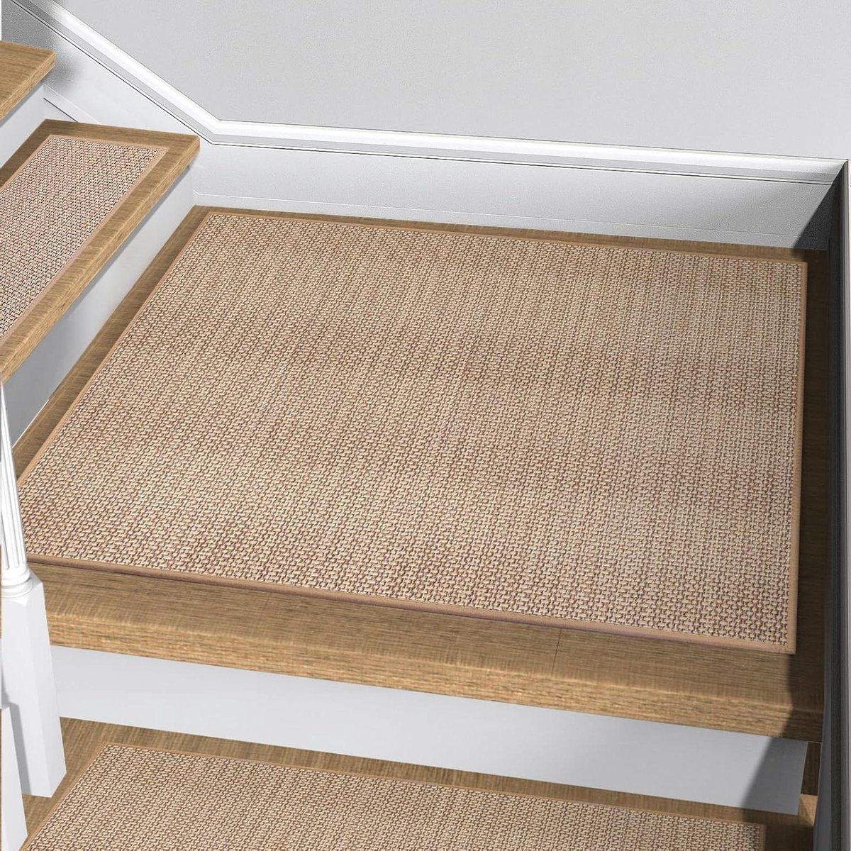 Trapmat - Traptrede Mat - Veilig Traplopen - Zelfklevend - 78 x 78 cm - Beige
