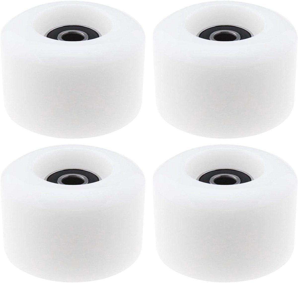 Rolschaats Wielen Skate Wielen Vervanging Recreatief Skaten Hoge Veerkracht PU Materiaal 54 mm 80A