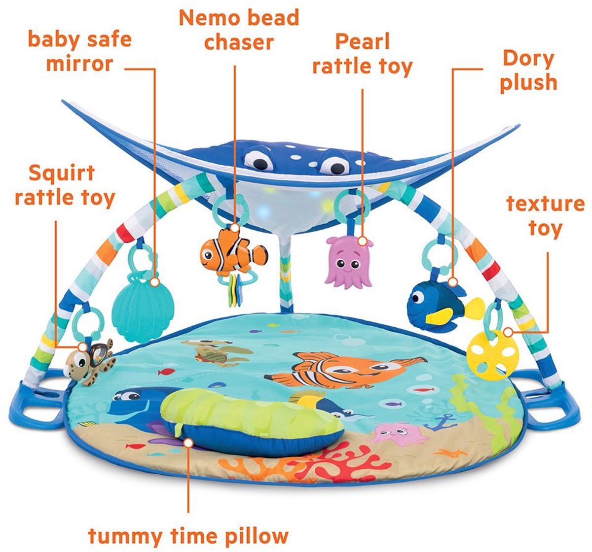 Finding Nemo Baby gym licht en geluid - Bright Starts - vanaf 0 maanden — afbeelding 5