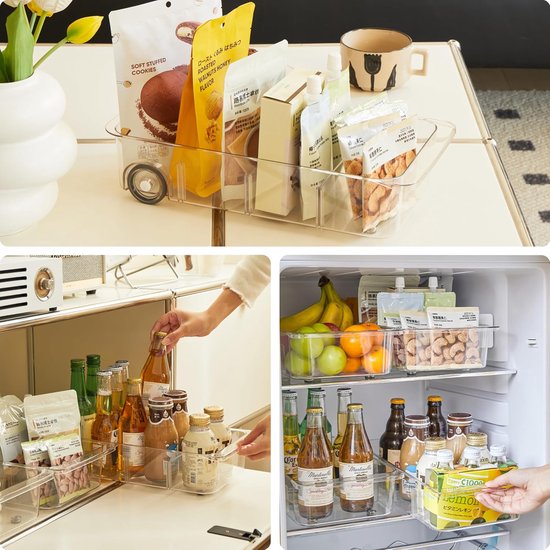 Vbvbip Eco-vriendelijke Bestek Organizer | Keuken Lade Divider voor Bestek Opslag | Draagbaar & Ruimtebesparend Ontwerp, Zwart