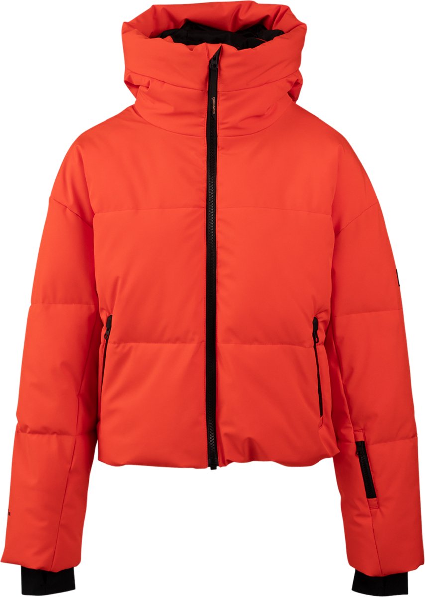 Brunotti Fiaskia Skijas Dames Grenadine Ski Jas Wintersport 10K Waterdicht Skipashouder Oranje