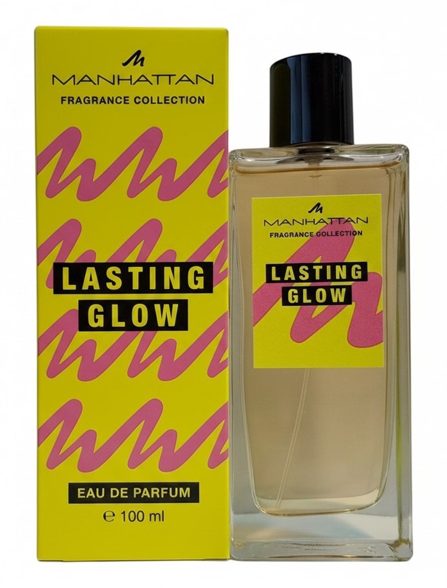Manhattan Lasting Glow Eau de Parfum 100 ml – Dames Parfum Fris, Bloemig & Warm