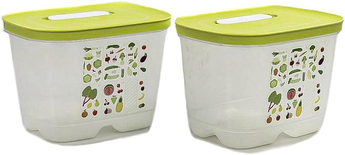 TUPPERWARE Koelkast 1,8 l limoen (2) klimaatoase hoog primaklimaat klimaat koning