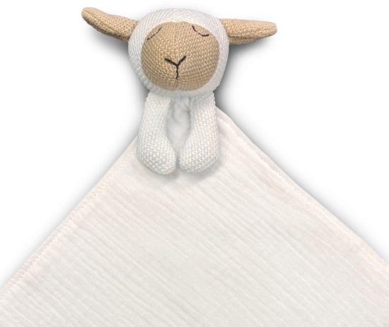 Funnies Knuffeldoekje Luna Knuf - Zachte Knuffeldoekjes, Troostdoekjes, Babydoekjes - Heerlijk Zacht en Comfortabel - Perfect als Troostvriendje of Cadeau voor Baby’s en Peuters - 100% katoen van Funnies. — afbeelding 2