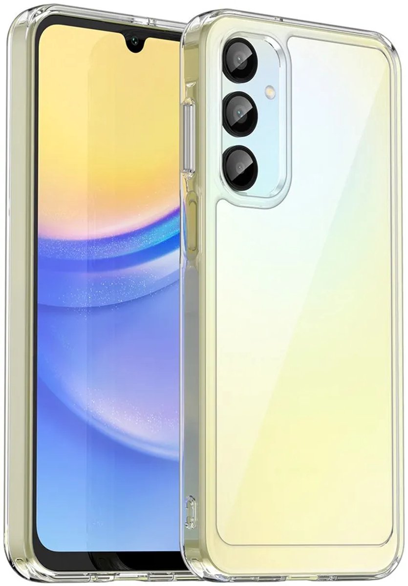 Hoesje geschikt voor Samsung Galaxy A16 - Phonesta Acrylic Hybrid Back Cover - Transparant