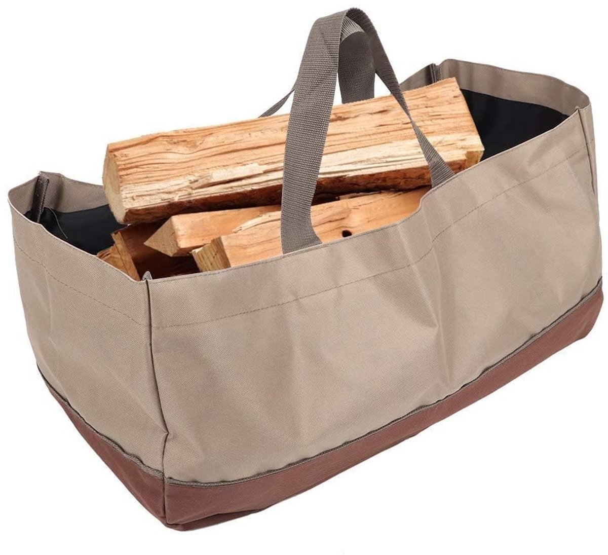 Store_7 - Brandhout Carrier - Draagtas voor Open Haard - Grote Canvas Houtopbergtas - Ideaal voor Camping - Handige Log Carrier - Geschikt voor Bin...