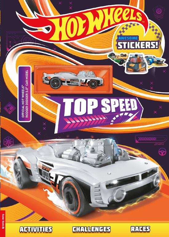 Hot Wheels™: Top Speed (with stickers and Rodger Dodger 2. ... - cover