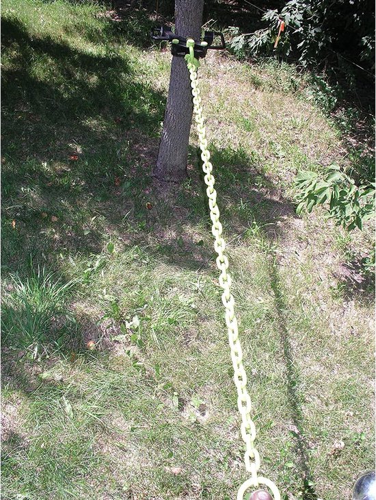 Onkruidketting - Trekketting Struikgewas - Onkruid Verwijderen - Anti-speling met veerhaak - 168 cm - Felgekleurd — afbeelding 4