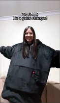 Elektrisch verwarmbare oversized hoodie - Snuggle Hoodie Elektrisch verwarmde kleding - Unisex | dackus.energy