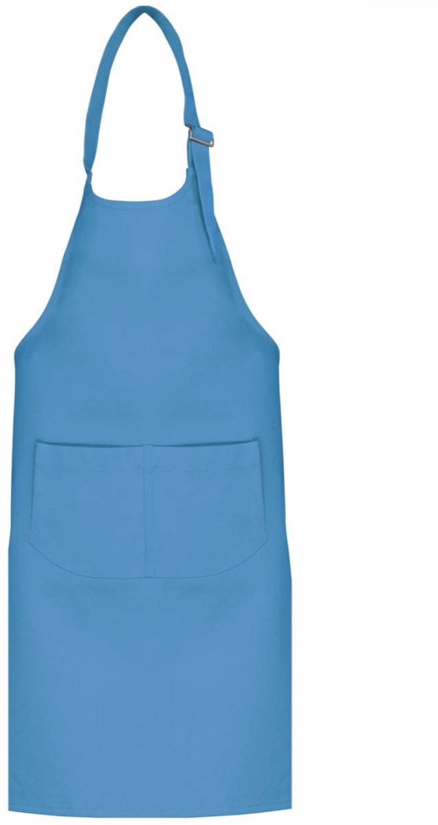 Keukenschort voor kinderen - kliederschort - knutselschort - kinderschort - aqua blauw