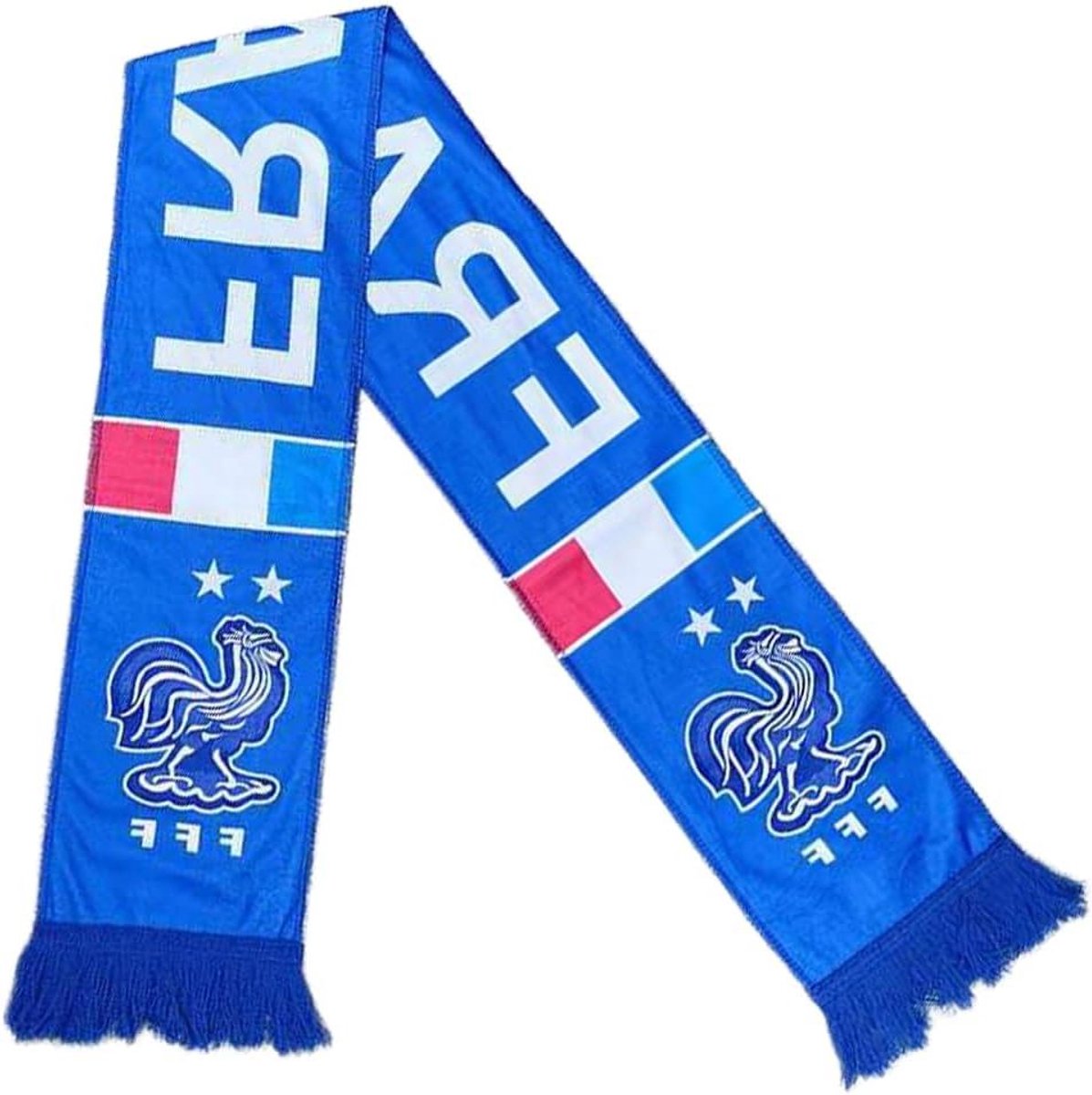 Franse Voetbal Sjaal - Halsdoek Fansjaal - Supporters aanmoedigen - Geïnspireerd op nationaal team - 140 cm x 30 cm
