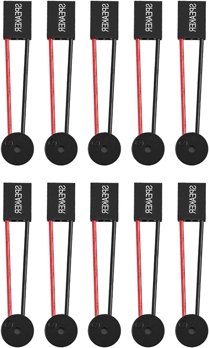 10 Pieces Desktop Computer Shell Mini Speakers pc motherboard speaker Motherboard Shell Buzzer, Which Can Keep Cables in Computer Cabinet Clean, Pc Motherboard Altavoces de ordenador