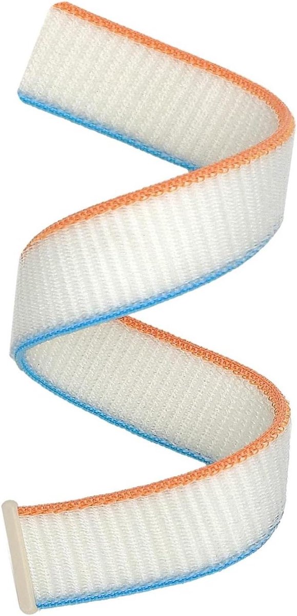 Nylon Horlogeband - Sportbandje Elastisch - Actief Leven - Sneldrogend Ademend - 20 mm - Blauw