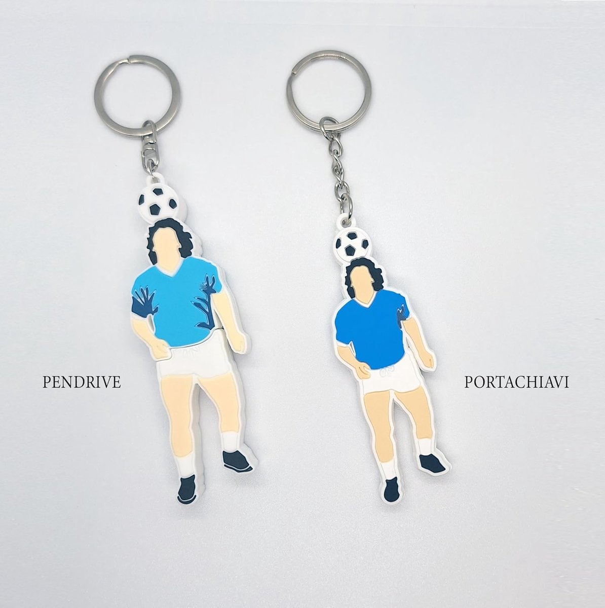 Voetbal USB-sleutelhanger - Flash Drive Pen - Data Opslag - Hoge Snelheid - 32 GB - Zwart