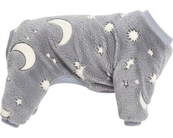 FERRIBIELLA Pilou-pyjama met hond, glow-in-the-dark - Gris / M