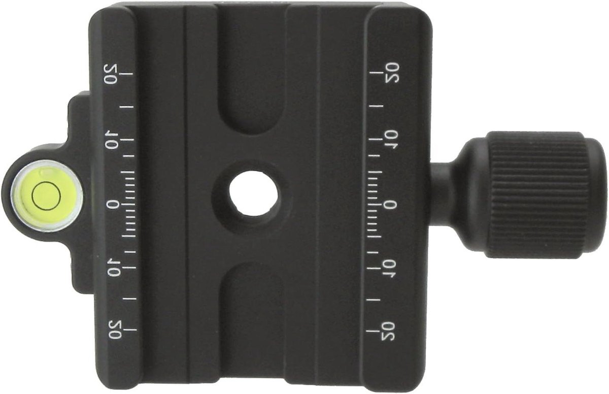 QR Klem - Snelkoppelingsplaat - Camera Bevestigen - Arca-Swiss Compatibel - 60 mm - Zwart